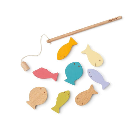 Kid's Concept Spelletje Vissen Hout - Kid's Concept - Babywinkel - 7340028734581