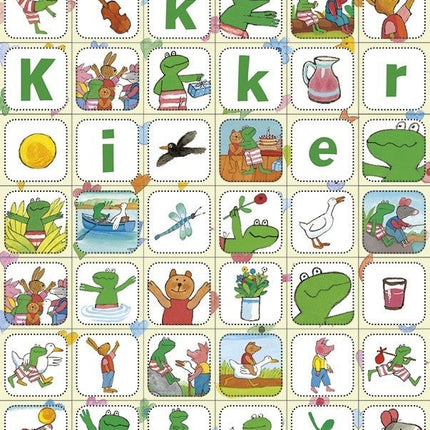 Kikker En Vriendjes Stickers Klein - Babywinkel - 8718819311102