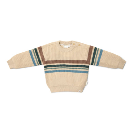 Sweter dzianinowy Sand