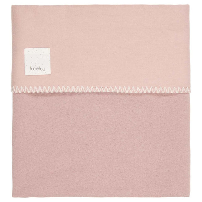 Koeka Wiegdeken Flanel Runa Old Pink koop je bij Babywinkel