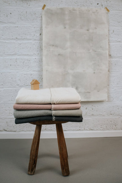 Koeka Wiegdeken Flanel Runa Old Pink koop je bij Babywinkel