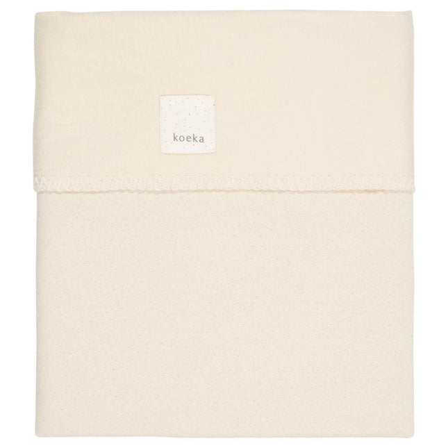Koeka Wiegdeken Flanel Runa Warm White - Babywinkel - 8718276180532