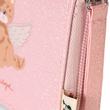 Konges Sløjd Portemonnee Kat Cerise Glitter Pink koop je bij Babywinkel