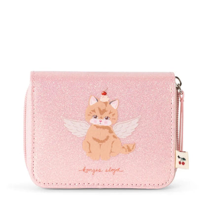 Konges Sløjd Portemonnee Kat Cerise Glitter Pink koop je bij Babywinkel