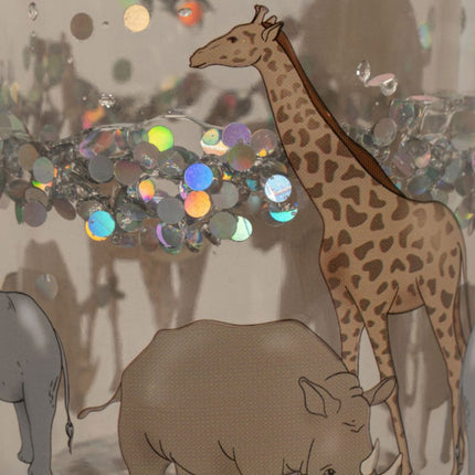 Konges Slojd 2 Glitter Bekers Safari - Babywinkel - 5715681098974