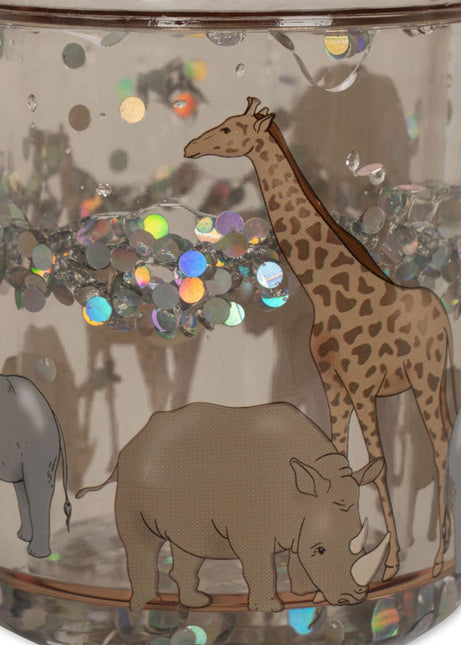 Konges Slojd 2 Glitter Bekers Safari - Babywinkel - 5715681098974