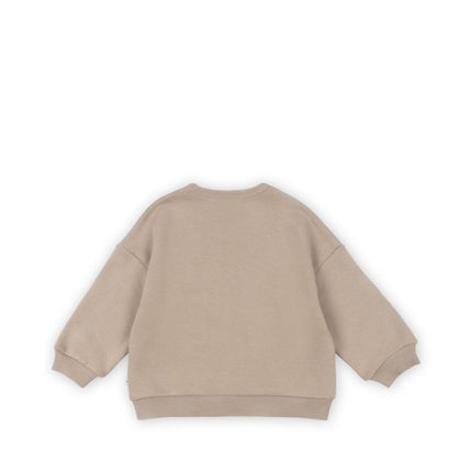 Konges Slojd Baby Sweater Lou Terry Sweat Shirt OCS Oxford Tan koop je bij Babywinkel