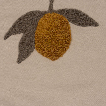 Konges Slojd Baby Sweater Lou Terry Sweat Shirt OCS Oxford Tan koop je bij Babywinkel