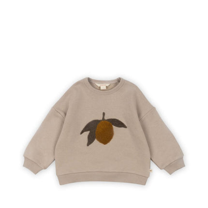 Konges Slojd Baby Sweater Lou Terry Sweat Shirt OCS Oxford Tan koop je bij Babywinkel