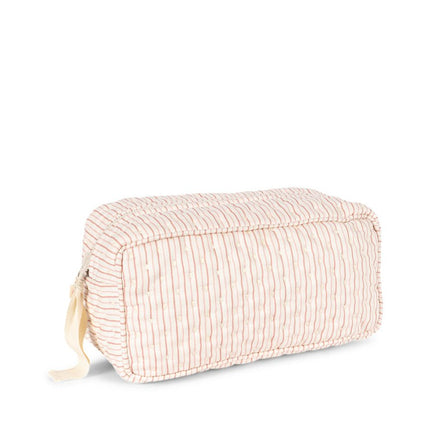 Konges Sløjd Gestikte Toilettas Stripie Petite Rose koop je bij Babywinkel