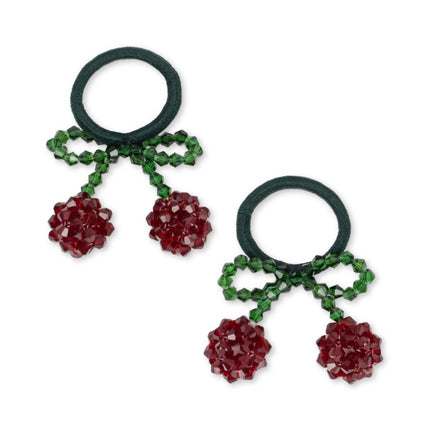 Konges Slojd Haarelastiekje Red/Glitter 2St - Konges Slojd - Babywinkel - 5715681039304