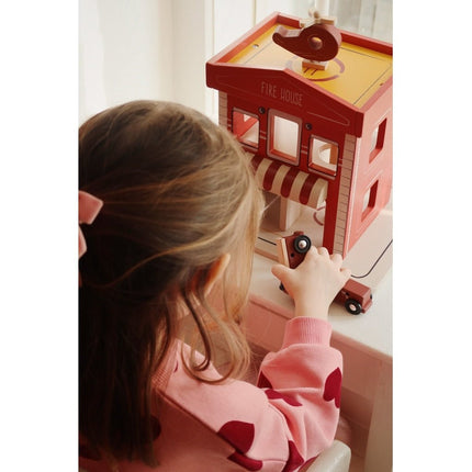 Konges Slojd Houten Speelgoed Brandweerkarzerne - Konges Slojd - Babywinkel - 5715404343541