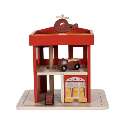 Konges Slojd Houten Speelgoed Brandweerkarzerne - Konges Slojd - Babywinkel - 5715404343541