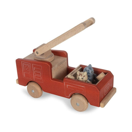 Konges Slojd Houten Speelgoed Brandweerwagen - Konges Slojd - Babywinkel - 5715404343558