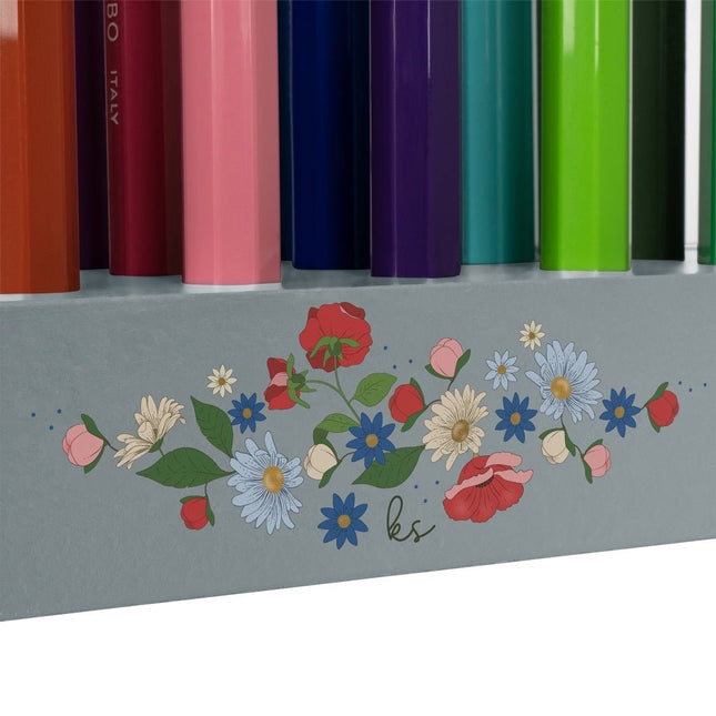 Konges Slojd Houten Speelgoed Markers Block 24 Pcs Multi Mix - Konges Slojd - Babywinkel - 5715404038317
