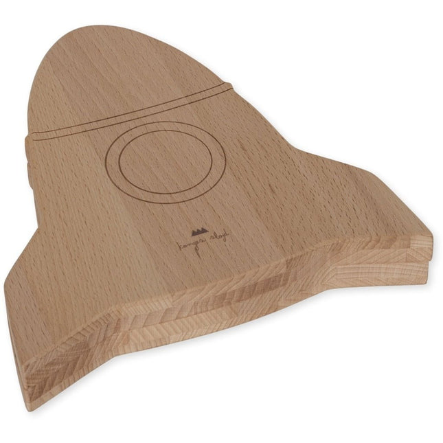 Konges Slojd Houten Speelgoed Puzzle Rocket Fsc Multi Color - Konges Slojd - Babywinkel - 5715404056151