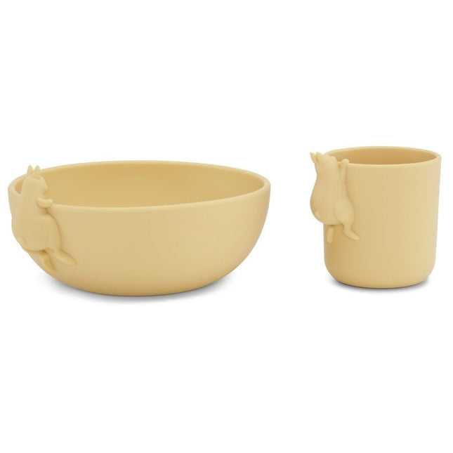 Konges Slojd Kinderservies Set Bunny Limonade 2 Delig - Konges Slojd - Babywinkel - 5712982923257
