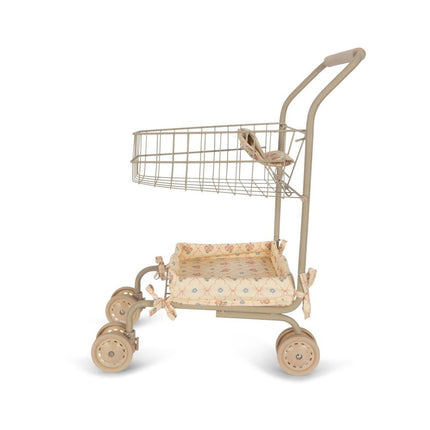 Konges Slojd Poppen Winkelwagen Fleur Decor - Konges Slojd - Babywinkel - 5715404342810