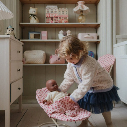 Konges Slojd Poppen Wipstoeltje Rosie Rose - Babywinkel - 5715681109045
