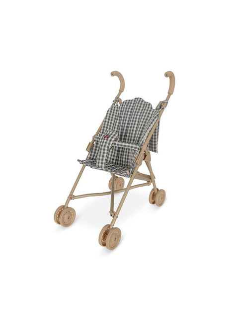 Konges Slojd Poppenwagen Cheeky Blue Check - Konges Slojd - Babywinkel - 5715681046920
