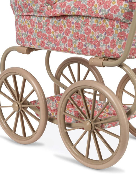 Konges Slojd Poppenwagen Minnie Pram Rose Anglaise koop je bij Babywinkel