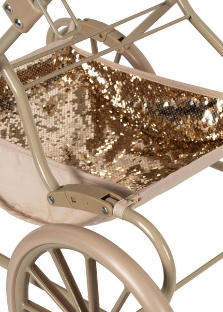 Konges Slojd Poppenwagen Sparkly Pram Cherry koop je bij Babywinkel