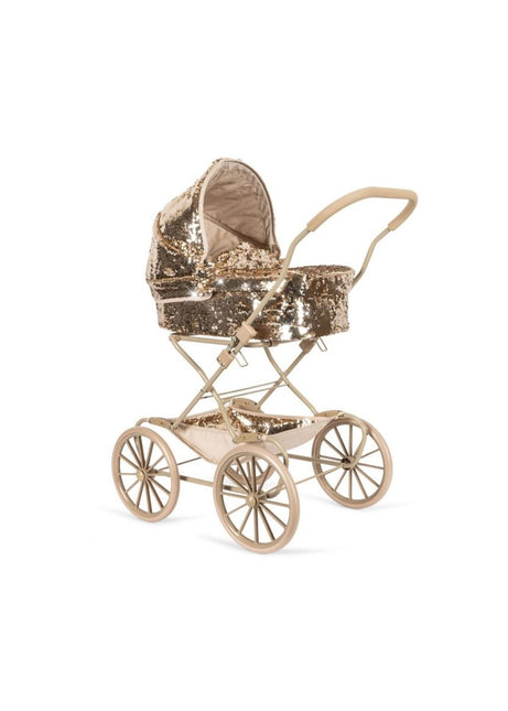 Konges Slojd Poppenwagen Sparkly Pram Cherry - Babywinkel - 5715681128008