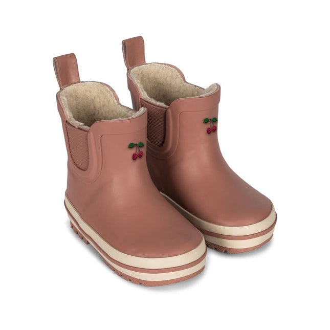 Konges Slojd Regenlaarsjes Cherry Lowcameo Brown koop je bij Babywinkel