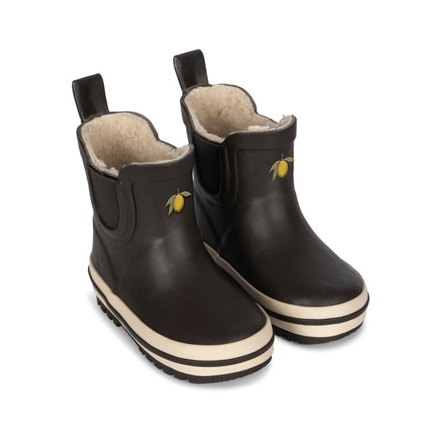 Konges Slojd Regenlaarsjes Lemon Lowchocolate Brown koop je bij Babywinkel