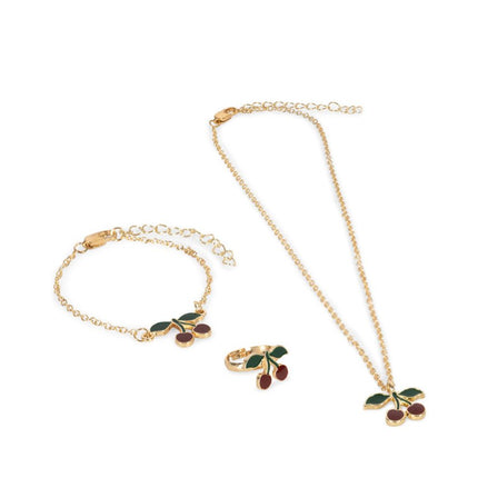 Konges Slojd Sieradenset Cherry Gold - Babywinkel - 5715681043899