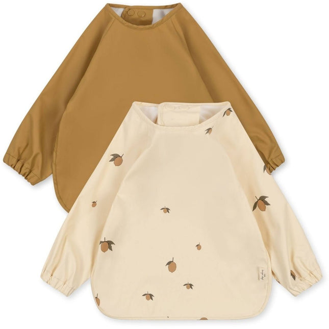 Konges Slojd Slabbetje Met Armen Lemon 30cm 2st - Konges Slojd - Babywinkel - 5712982725745