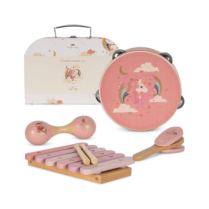 Konges Slojd Speelkoffer Muziek Set Rainbow - Konges Slojd - Babywinkel - 5715404343602