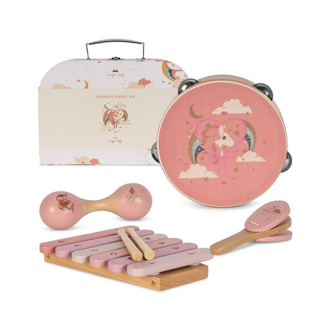Konges Slojd Speelkoffer Muziek Set Rainbow - Konges Slojd - Babywinkel - 5715404343602