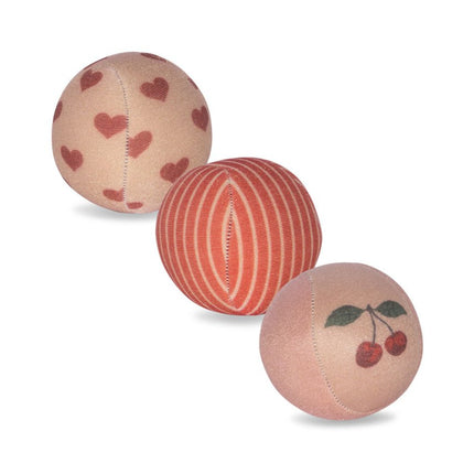 Konges Slojd Strandbal Cherry 3St - Konges Slojd - Babywinkel - 5715681015643