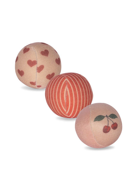 Konges Slojd Strandbal Cherry 3St - Konges Slojd - Babywinkel - 5715681015643