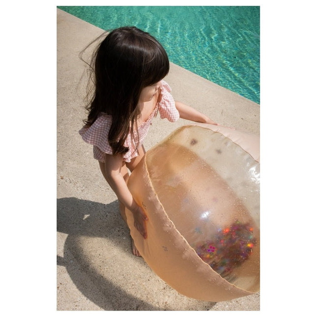 Konges Slojd Strandbal Multi Cherry Blush Transparent - Konges Slojd - Babywinkel - 5715404170154