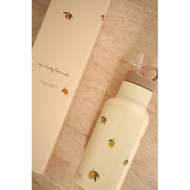 Konges Slojd Thermosfles Lemon 350ml - Konges Slojd - Babywinkel - 5715404005517