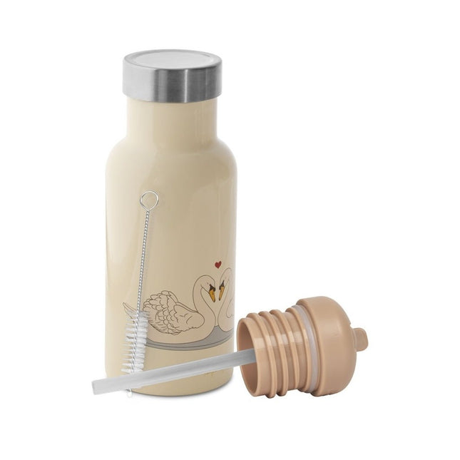 Konges Slojd Thermosfles Swan Beige - Konges Slojd - Babywinkel - 5715404312356