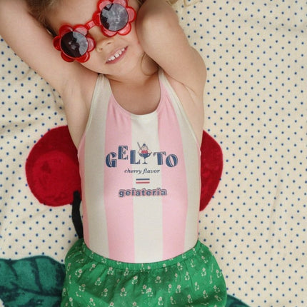 Konges Sløjd Zonnebril Junior Bloem Red koop je bij Babywinkel