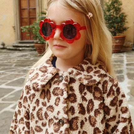 Konges Sløjd Zonnebril Junior Bloem Red koop je bij Babywinkel