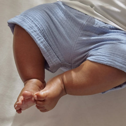 Korte broek blauw Stone Blue koop je bij Babywinkel