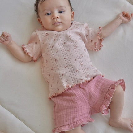 Korte broek roze Pink Blush koop je bij Babywinkel