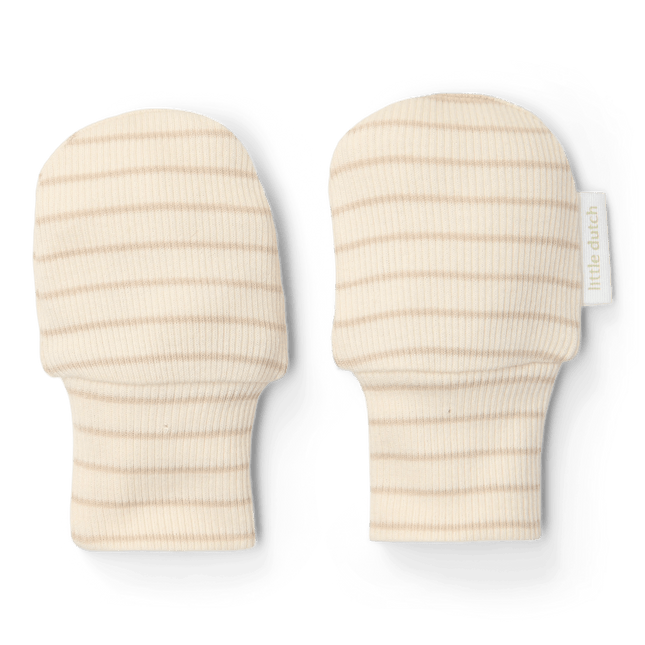 Krabwantjes Soft Beige Stripe - One Size - Babywinkel - 8721122583401