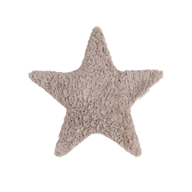Kussen ster Snow taupe - Babywinkel - 8721052104479