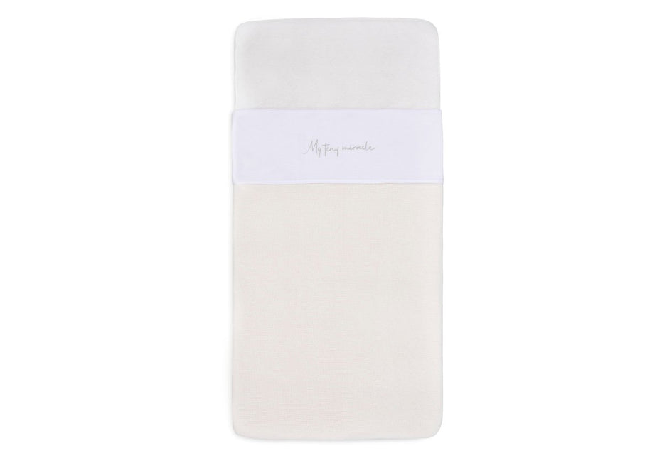 Jollein Wieglaken My Tiny Miracle Olive Green 75X100Cm koop je bij Babywinkel