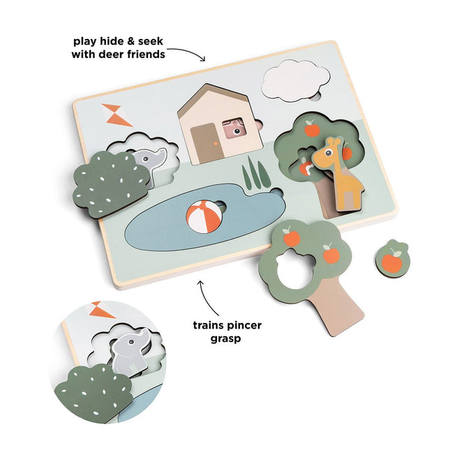 Layer puzzle Deer friends - Babywinkel - 5712643057567