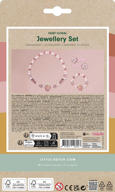 LD Sieraden Set Strawberry 4 delig koop je bij Babywinkel