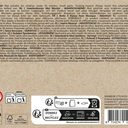 LD Sieradendoosje Deer 17,8 x 1,5 x 9,9cm koop je bij Babywinkel