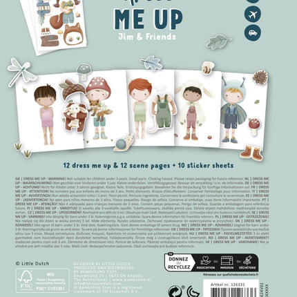 LD Verkleedset Jim Forest Friends 24 bladzijdes koop je bij Babywinkel