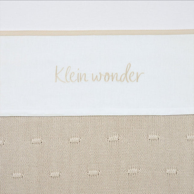 Ledikant laken Klein Wonder - soft sand - 100x150cm - 0.3 TOG - Babywinkel - 4054703696226